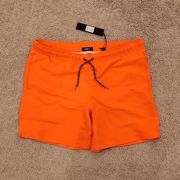 Fashion Nova Men - Montez Volley Swim Trunk - XL - new with tags - orange - Picture 7 of 12
